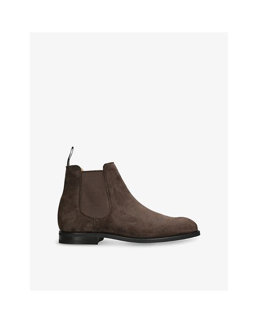 Church's Brown Amberley 2.0 Suede Chelsea Boots for men