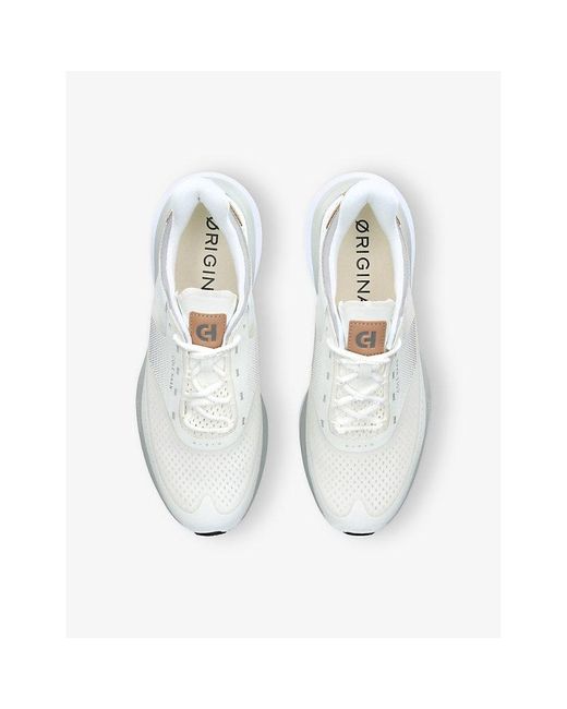 Cole Haan White Quadstar Mesh Low-Top Trainers for men