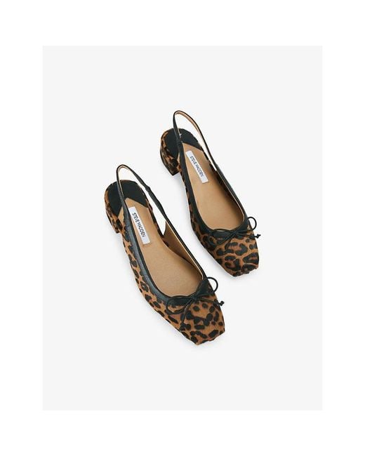 Steve Madden Multicolor Loved Leather Slingback Courts