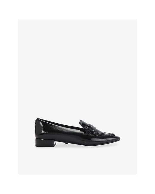 Carvela Kurt Geiger Black Dolce Faux-Leather Loafers