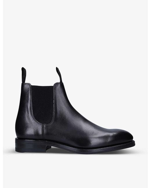 Chatsworth Leather Chelsea Boots in Black for Men | Lyst