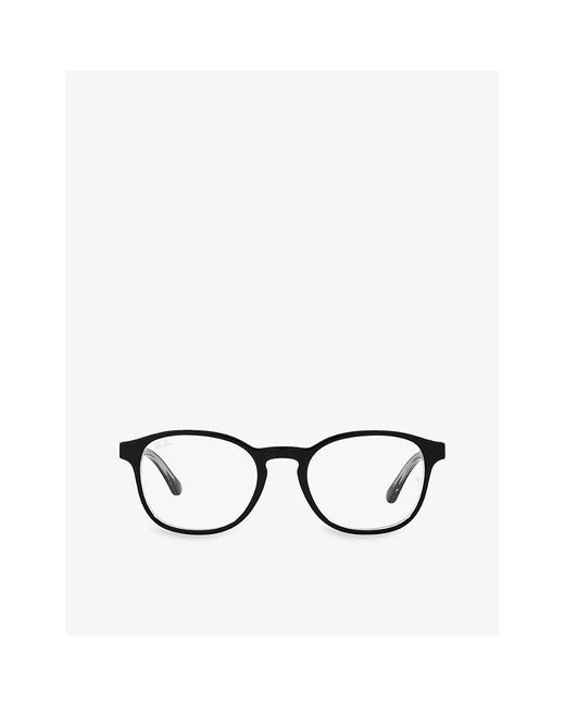 RayBan Rb5417 Phantosframe Acetate On Transparent Glasses in Black Lyst