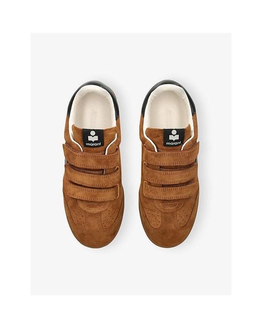 Isabel Marant Brown Beth Suede Trainers