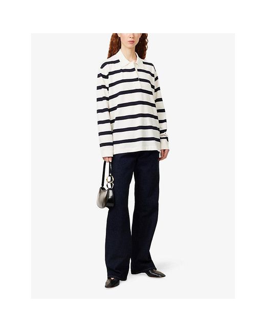 7 For All Mankind Blue Tess Rigid Trouser