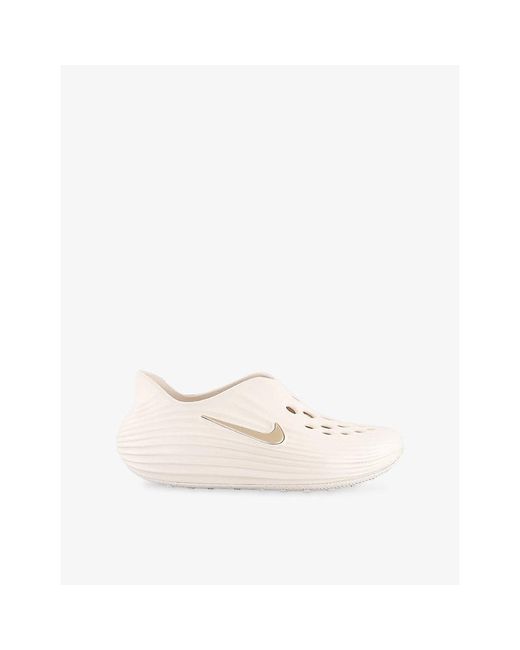 Nike White React Rejuven8 Leather Shoes for men