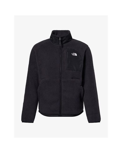 The North Face Blue Yumiori Brand-Embroidered Fleece Jacket for men
