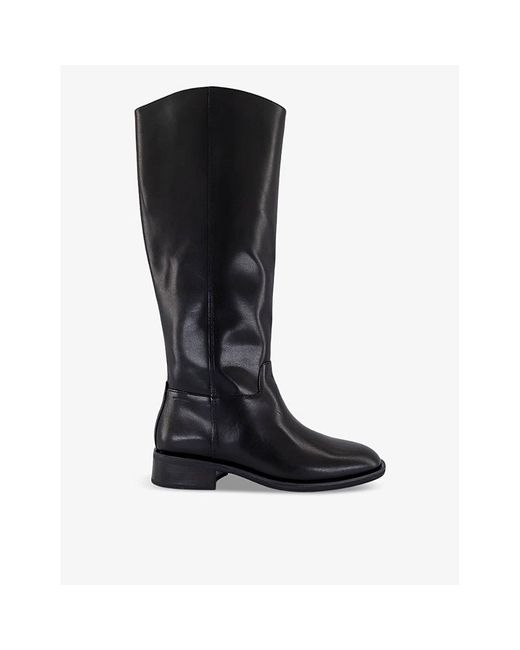 Vagabond Black Sheila Leather Knee-high Leather Boots