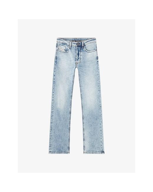 DIESEL Blue 1985 Larkee Straight-Leg Stretch-Denim Jeans for men