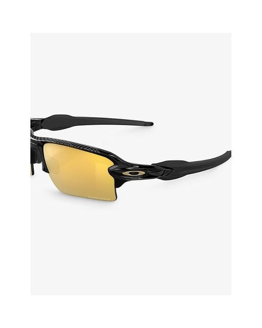 Oakley Yellow Oo9188 Flak 2.0 Xl Rectangle-frame Acetate Sunglasses