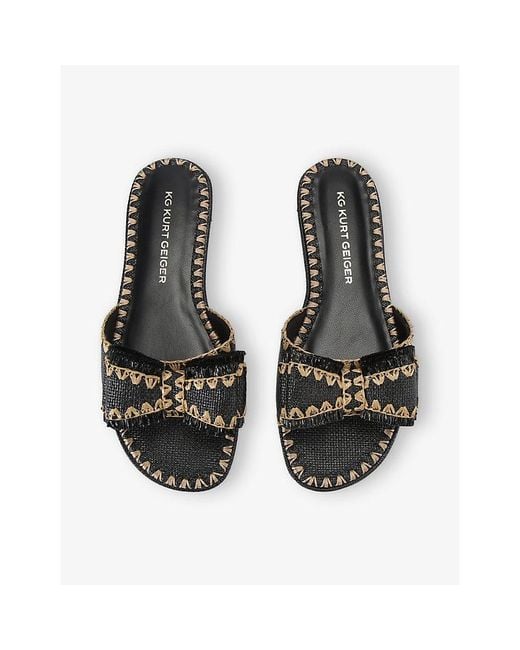 KG by Kurt Geiger Multicolor Robbie Slim Woven Sandals
