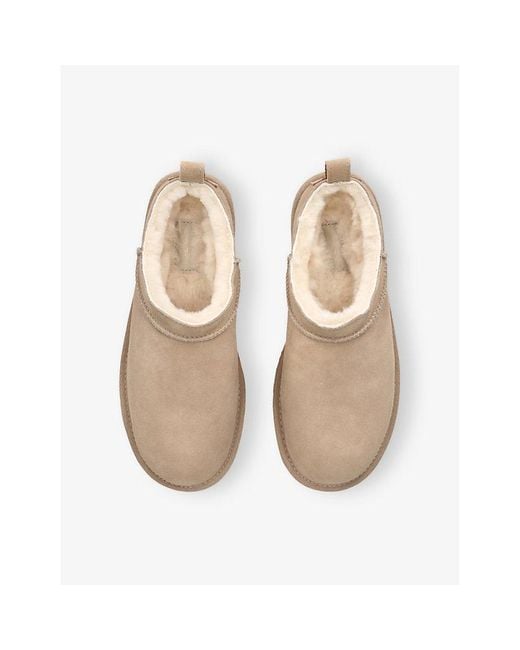Ugg Natural Classic Micro Suede Boots