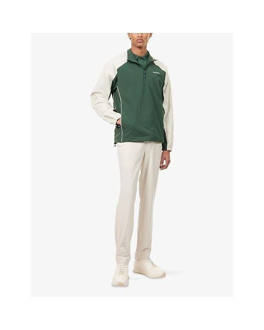 Manors Green Ranger Quarter-Zip Shell Jacket for men