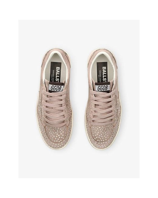Golden Goose Deluxe Brand Natural Ballstar 25181 Suede Trainers