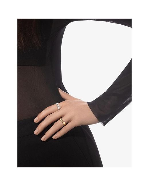 Messika White Move Joaillerie 18Ct And 0.03Ct Diamond Wedding Ring