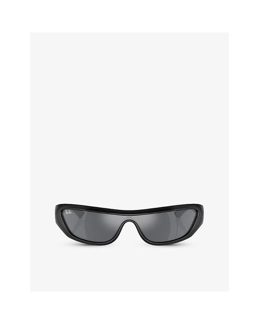 Ray-Ban Black Rb4431 Xan Irregular-frame Acetate Sunglasses