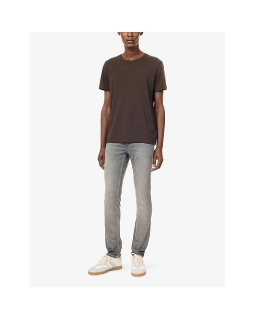 PAIGE Brown Sorden Cotton T-Shirt for men