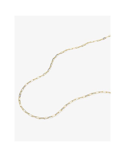 Buy Palmonas 18K Gold Plated Medium Paperclip Chain Necklace for Women  online