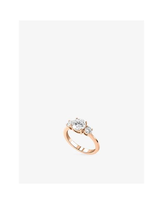 The Diamond Lab White Timeless Brillant-Cut 18Ct Rose- And 1.99Ct Lab-Grown Diamond Ring