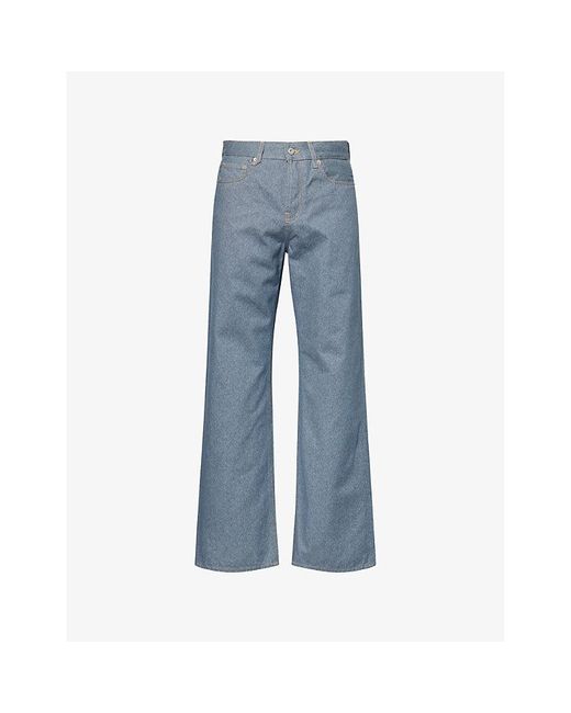 Jacquemus Blue Le De-Nimes Droit Straight-Leg Denim Jeans for men