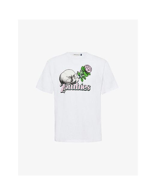 Undercover White Graphic-print Cotton-jersey T-shirt X for men
