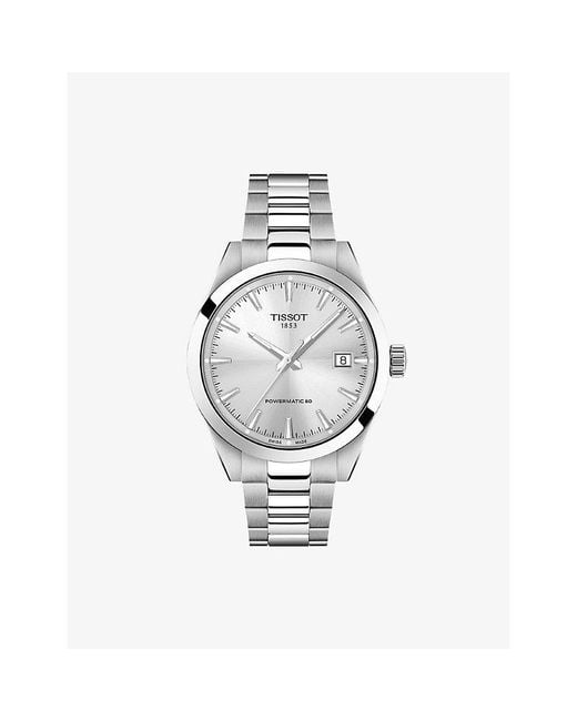 Tissot Metallic Gentleman 38Mm Stainless Steel Automatic Watch for men