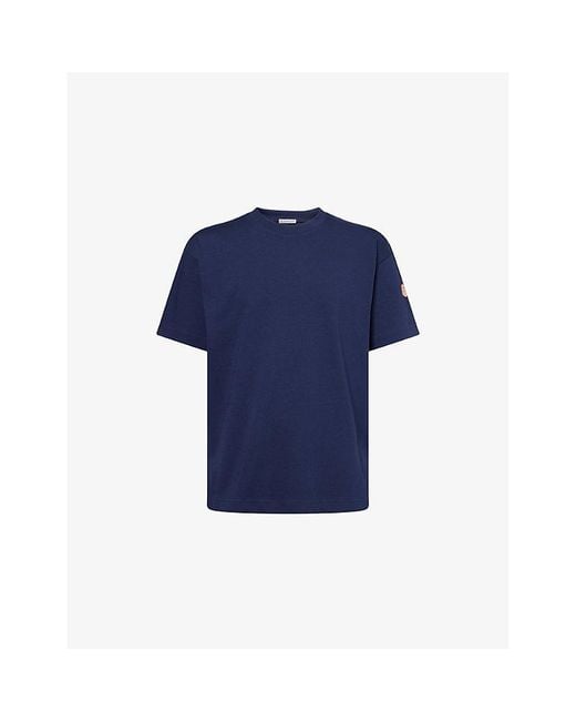Moncler Genius Blue Moncler X Gilga Farm By Donald Glover Graphic-Print Cotton T-Shirt for men