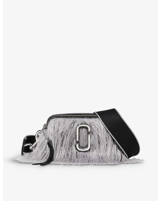 Marc Jacobs Creature Snapshot Fauxfur Crossbody Bag in Metallic Lyst