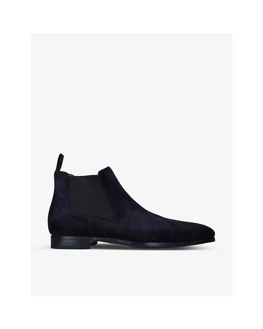 Magnanni Shaw Suede Chelsea Boots 10. in Blue for Men | Lyst