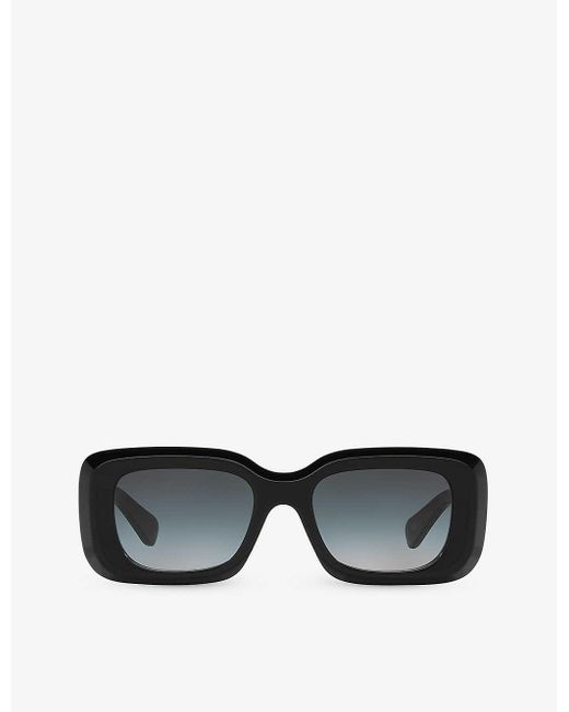 Chloé Black Ch0188s Square-frame Acetate Sunglasses