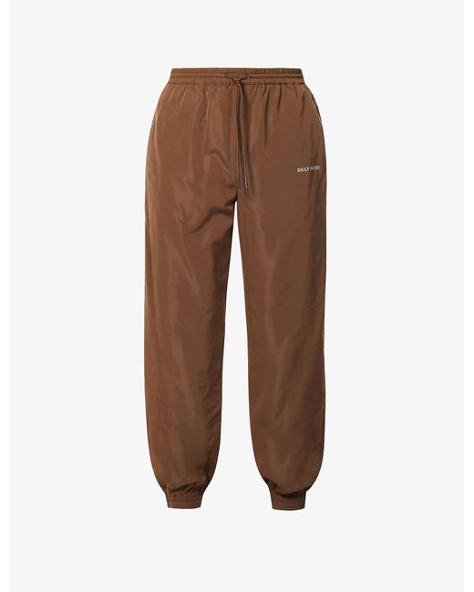 brown jogging bottoms