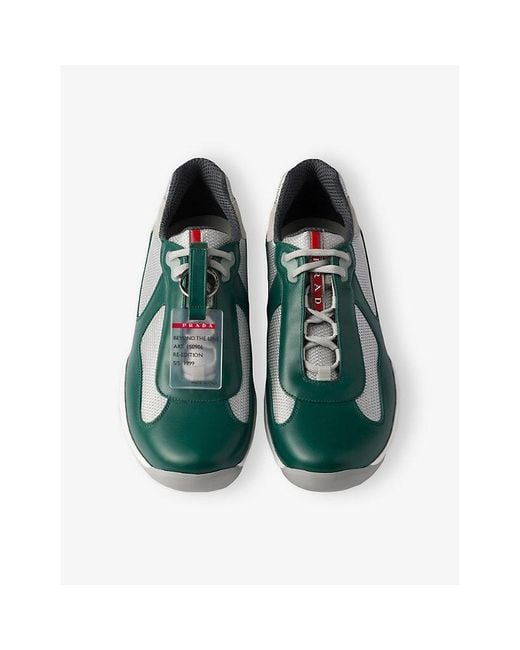 Prada Green America's Cup Original Sneakers, Size 6 for men