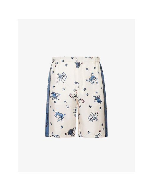 Fendi print shorts sale
