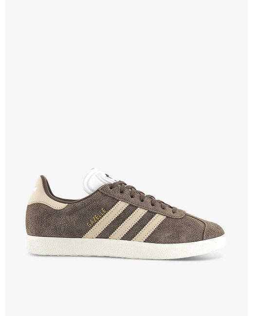 Adidas Brown Gazelle Suede Trainers