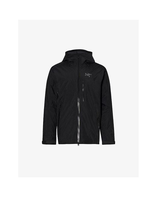 Arc'teryx Black Beta Brand-embroidered Regular-fit Shell Jacket for men