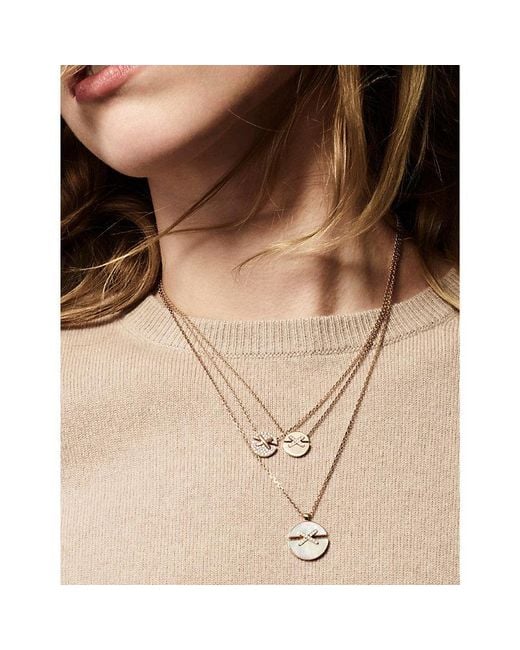 Chaumet Metallic Jeux De Liens Harmony Small 18Ct Rose- And 0.32Ct Brilliant-Cut Diamond Pendant Necklace