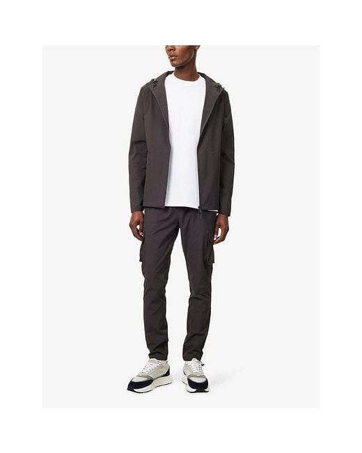 Arne Purple Active Technical Windbreaker Woven Jacket for men