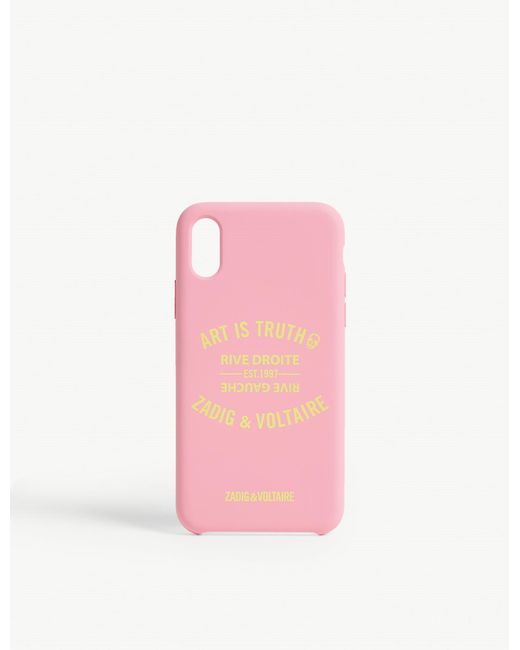 Zadig & Voltaire Pink Art Is Truth Iphone X Case