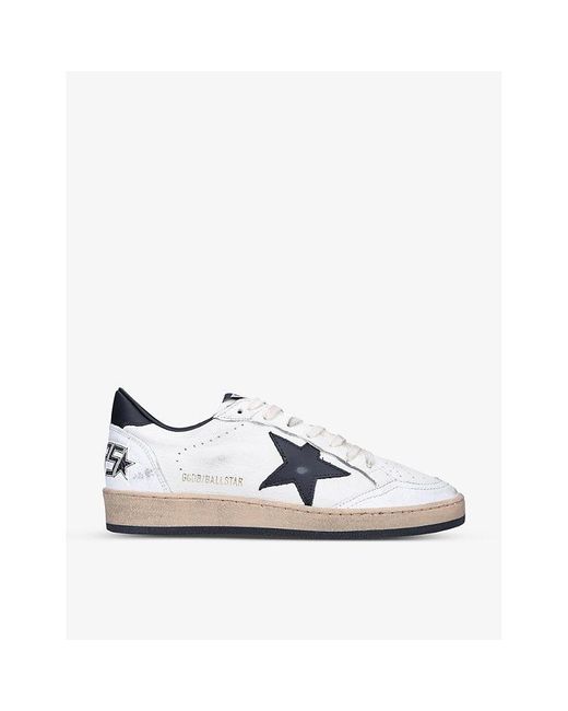 Golden Goose Deluxe Brand White Ball Star 10283 Leather Low-top Trainers