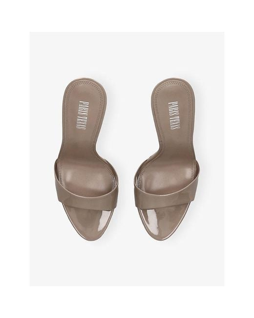 Paris Texas White Lidia 105 Leather Heeled Mules
