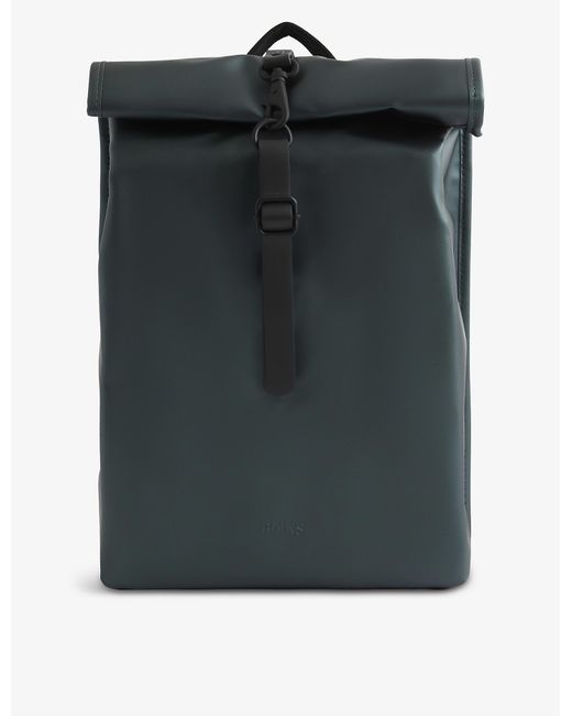 Rains Canvas Rolltop Shell Rucksack in Silver (Metallic) Lyst Australia