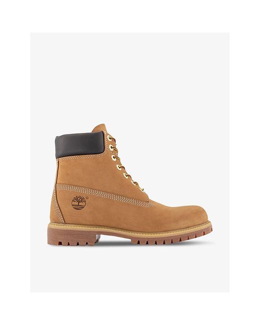 Timberland Brown Premium 6-inch Leather Ankle Boots for men