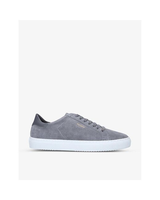 Axel Arigato Gray Clean 90 Suede Low-Top Trainers for men
