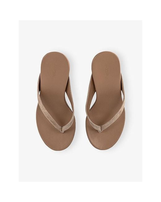 Tony Bianco Brown Avanti Suede Heeled Wedges