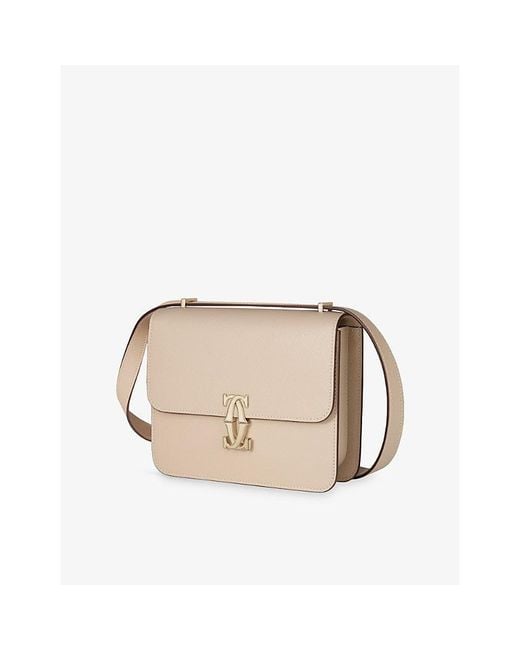 Cartier Natural C De Mini Leather Shoulder Bag