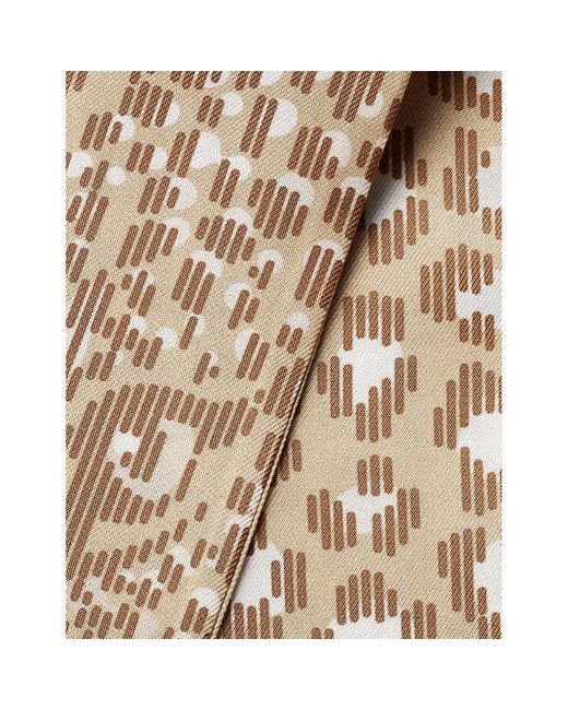 Cartier Metallic Panthère Dots Bandeau Printed Silk-Twill Scarf