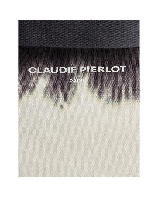 Claudie Pierlot Black Tie-dye Large Cotton Tote Bag