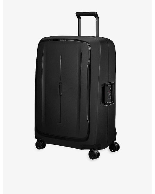 Samsonite Black Essens Spinner Hard Case 4 Wheel Recycled-polypropylene Suitcase
