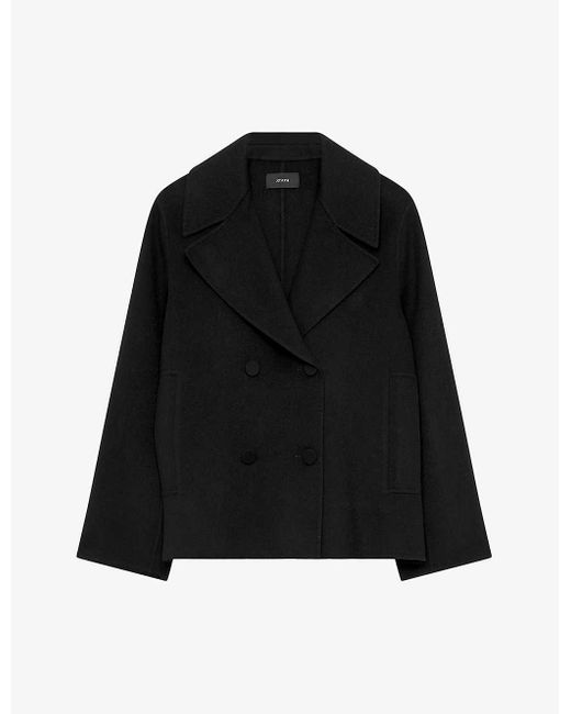 Joseph Black Gilkes Relaxed-fit Wool And Silk-blend Coat