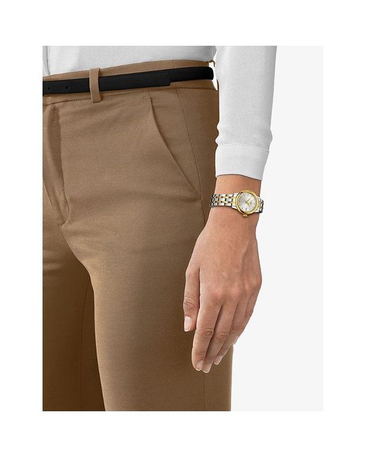 Tissot Metallic T129.210.22.031.00 Classic Dream Lady Stainless-Steel And Pvd-Coated Stainless-Steel Quartz Watch for men