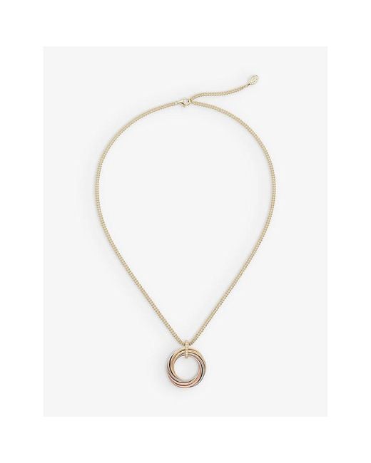 Cartier Metallic Trinity 18Ct, Rose, - And 1.16Ct Brilliant-Cut Diamond Pendant Necklace